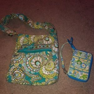 Vera Bradley Bag and Wallet Set